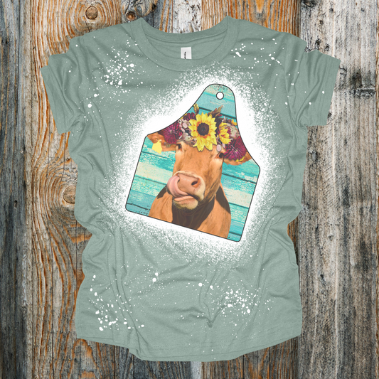 Cowtag Cow Sunflower Crown