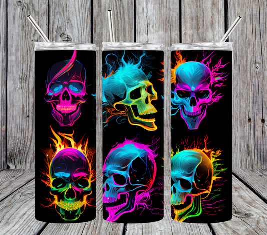 Neon Skulls