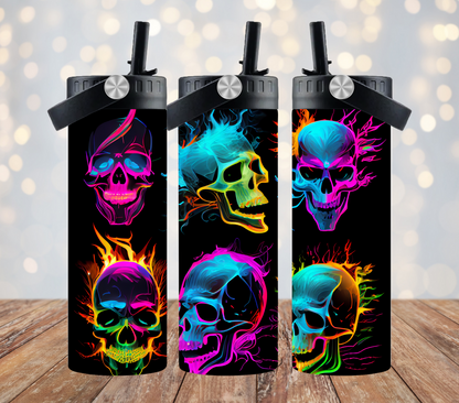 Neon Skulls