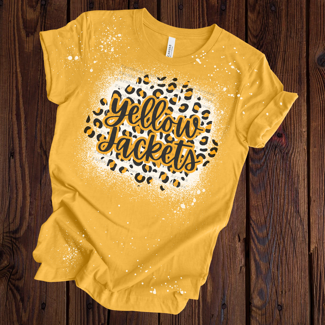 Yellow Jackets Leopard Print