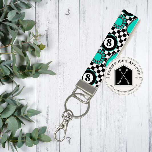 Alternative Western Keychain Wristlet