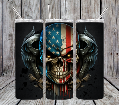 Patriotic Skull