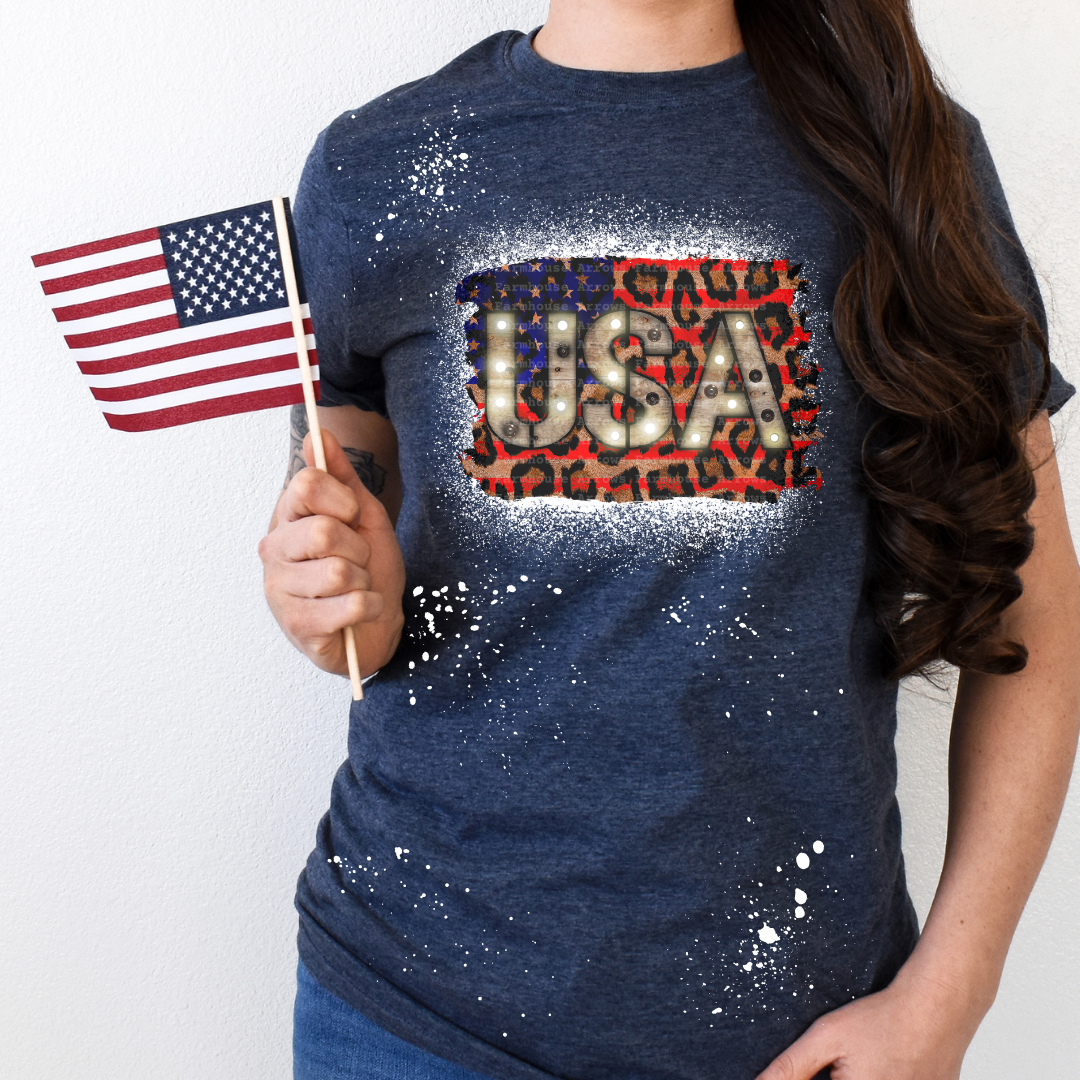 USA Leopard Flag